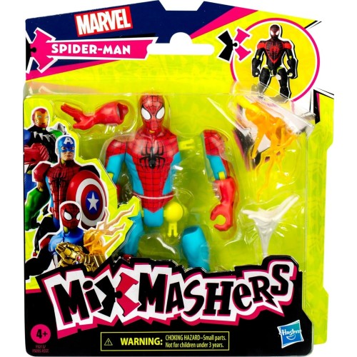 Hasbro Spiderman Spider-Man Mixmashers  Mix-And-Match Φιγούρα Και Αξεσουάρ, Κόκκινο F9205 / F9213 5010996248930