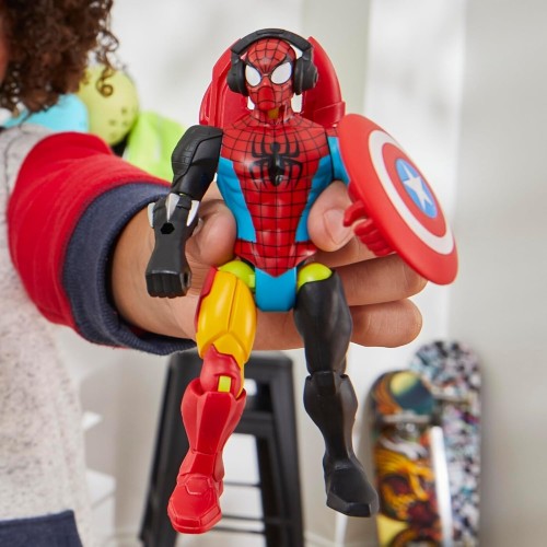 Hasbro Spiderman Spider-Man Mixmashers  Mix-And-Match Φιγούρα Και Αξεσουάρ, Κόκκινο F9205 / F9213 5010996248930