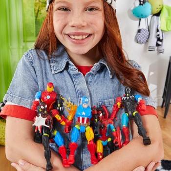 Hasbro Spiderman Spider-Man Mixmashers  Mix-And-Match Φιγούρα Και Αξεσουάρ, Κόκκινο F9205 / F9213 5010996248930