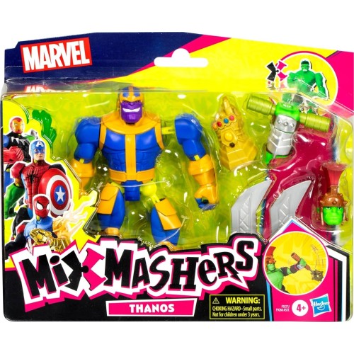 Hasbro Marvel Avengers Avengers Mixmashers  Thanos Custom Mix-And-Match Deluxe Action Figure And A F9266 / F9271 5010996247735