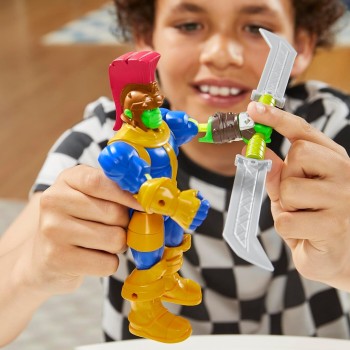 Hasbro Marvel Avengers Avengers Mixmashers  Thanos Custom Mix-And-Match Deluxe Action Figure And A F9266 / F9271 5010996247735