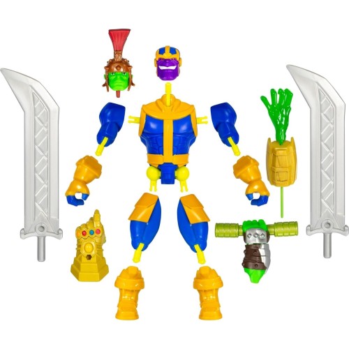 Hasbro Marvel Avengers Avengers Mixmashers  Thanos Custom Mix-And-Match Deluxe Action Figure And A F9266 / F9271 5010996247735