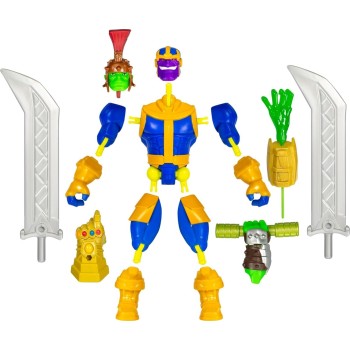 Hasbro Marvel Avengers Avengers Mixmashers  Thanos Custom Mix-And-Match Deluxe Action Figure And A F9266 / F9271 5010996247735