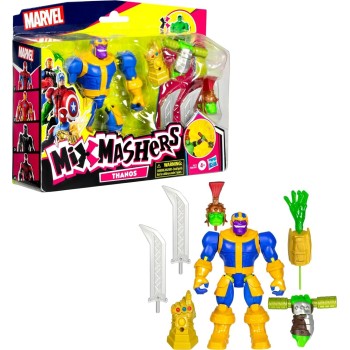 Hasbro Marvel Avengers Avengers Mixmashers  Thanos Custom Mix-And-Match Deluxe Action Figure And A F9266 / F9271 5010996247735