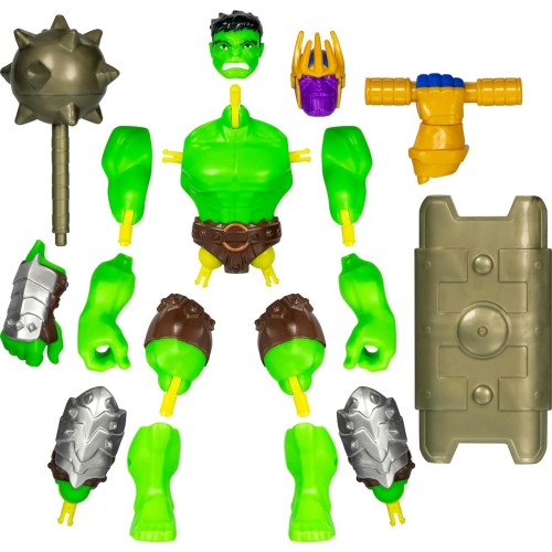 Hasbro Marvel Avengers Avengers Mixmashers  Hulk Custom Deluxe Mix-And-Match Action Figure And Acc F9266 / F9270 5010996247704