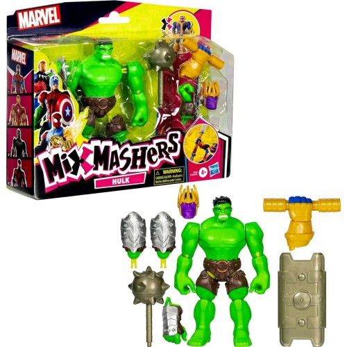 Hasbro Marvel Avengers Avengers Mixmashers  Hulk Custom Deluxe Mix-And-Match Action Figure And Acc F9266 / F9270 5010996247704
