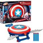 Hasbro Marvel Avengers Marvel Captain America Brave New World Nerf Skyshot Blaster, Ασπίδα F9302 5010996212955