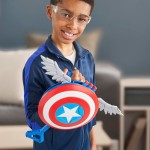 Hasbro Marvel Avengers Marvel Captain America Brave New World Nerf Skyshot Blaster, Ασπίδα F9302 5010996212955