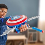 Hasbro Marvel Avengers Marvel Captain America Brave New World Nerf Skyshot Blaster, Ασπίδα F9302 5010996212955