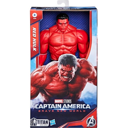Hasbro Marvel Avengers Captain America Brave New World, Titan Hero Series Deluxe Red Hulk F9299 5010996204837