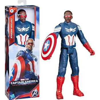 Hasbro Marvel Avengers  Captain America Brave New World, Titan Hero Series Captain America  F9276 5010996221148