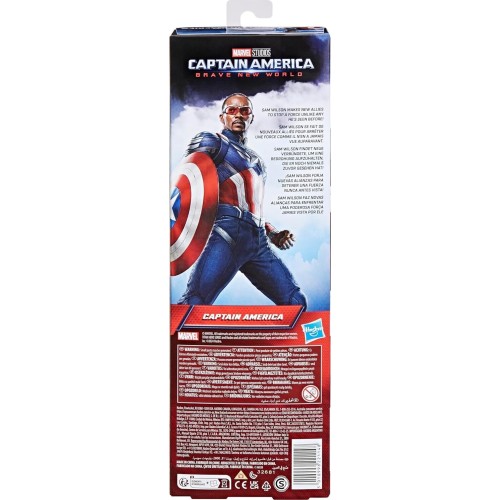 Hasbro Marvel Avengers  Captain America Brave New World, Titan Hero Series Captain America  F9276 5010996221148
