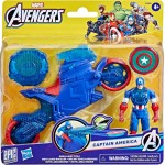 Hasbro Avengers Epic World Of Action Captain America Shield-Shot Cycle, Figure And G0889 5010996283887
