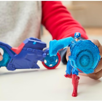 Hasbro Avengers Epic World Of Action Captain America Shield-Shot Cycle, Figure And G0889 5010996283887
