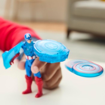 Hasbro Avengers Epic World Of Action Captain America Shield-Shot Cycle, Figure And G0889 5010996283887
