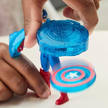 Hasbro Avengers Epic World Of Action Captain America Shield-Shot Cycle, Figure And G0889 5010996283887