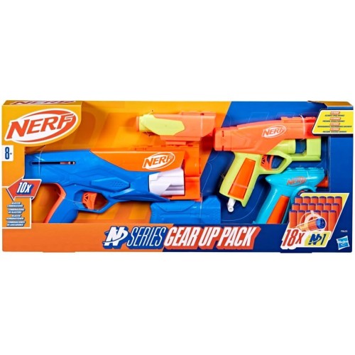 Hasbro Nerf N Series Geen Up Pack, 3 X Blasters, 18 Nerf N1 Darts  F8633 5010996209429