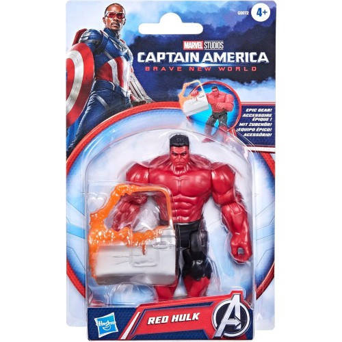 Hasbro Marvel Avengers Epic Hero Series Captain America: Brave New World Red Hulk 10 Εκ. G0072 5010996204813