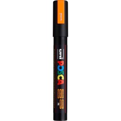 Uni-ball Mitsubishi Pencil 182576 - posca markeerstift met medium fijne ronde punt, neon oranje PC-5M-ΦΩΣ. ΠΟΡΤΟΚΑΛΙ 49027781980