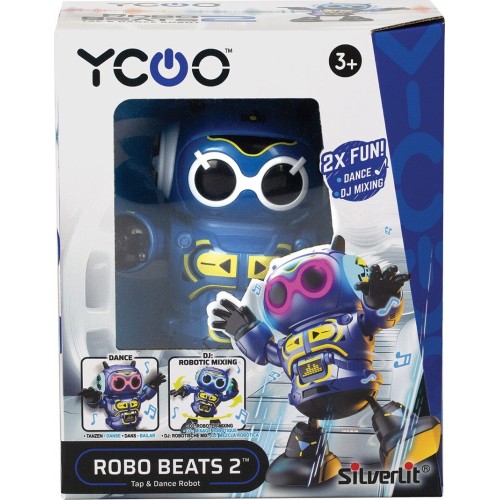 As company Silverlit Ycoo Beats II Electronic Robot for 3+ Years 7530-88599 4891813885993