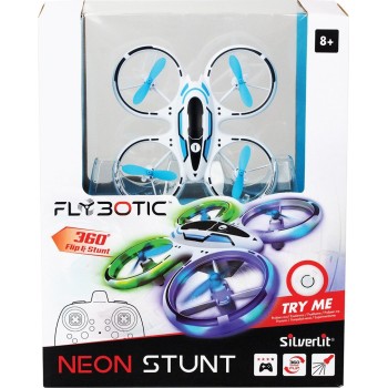 As company Silverlit Flybotic Neon Stunt Τηλεκατευθυνόμενο Drone Για 8+ Χρονών 7530-84827 4891813848271