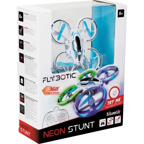 As company Silverlit Flybotic Neon Stunt Τηλεκατευθυνόμενο Drone Για 8+ Χρονών 7530-84827 4891813848271