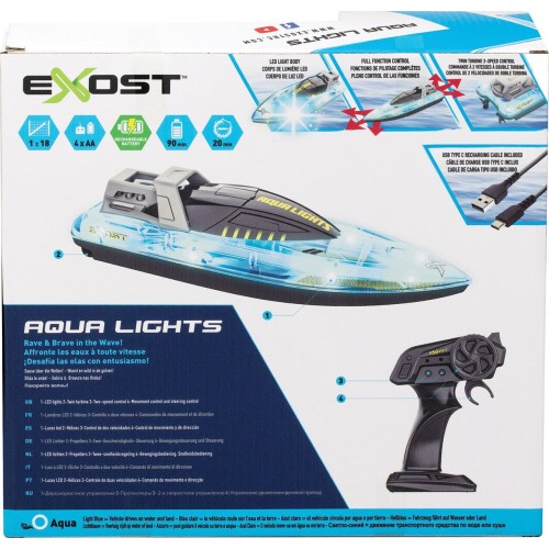 Exost Aqua Lights Τηλεκατευθυνόμενη Βάρκα 7530-20606 4891813206064