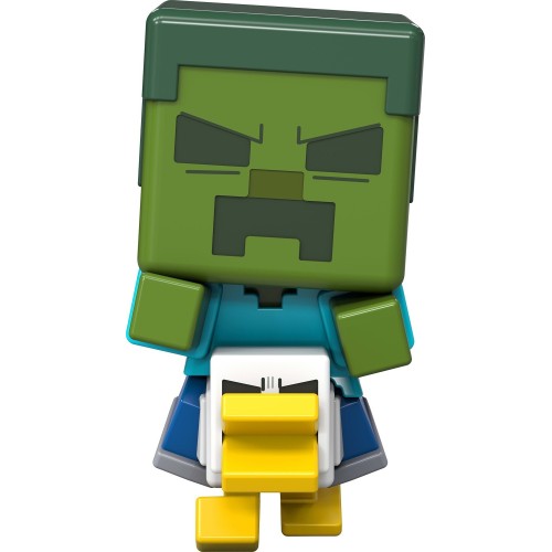 Mattel Mini Αυγα Με Φιγούρα Mcm Mini Zcj Minecraft Zombie Riding Chicken HXT64 / JFB64 194735292523