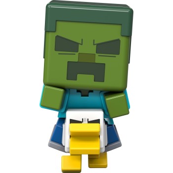 Mattel Minecraft Movie Mini Mode Spawn Eggs Zombie Riding Chicken HXT64 / JFB64 194735292523
