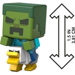 Mattel Mini Αυγα Με Φιγούρα Mcm Mini Zcj Minecraft Zombie Riding Chicken HXT64 / JFB64 194735292523