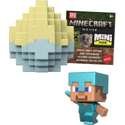 Mattel Minecraft Movie Mini Mode Spawn Eggs Steve In Shining Armor HXT64 / JFB68 194735292578