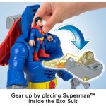 Mattel Fisher-Price Imaginext DC Super Friends Superman Insider & Exo Suit Σετ Παιχνιδιών JCT47 194735275939