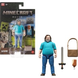 Mattel A Minecraft Movie Steve Παιδικά Φιγούρα Παιχνιδιού JFR44 / JFR57 194735304295
