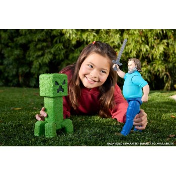 Mattel Minecraft Jfr66 Children's Toy Figure Large Creeper 30 Cm JFR65 / JFR66 194735304363