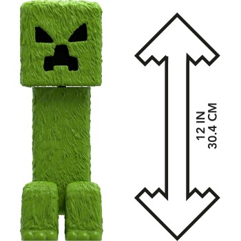 Mattel A Minecraft Movie Large Creeper 30 Cm Παιδικά Φιγούρα Παιχνιδιού JFR65 / JFR66 194735304363