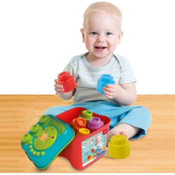 As company Clemmy Sensory Bucket With 15 Soft Premium Bricks for 6-36 Months 1033-17807 8005125178070
