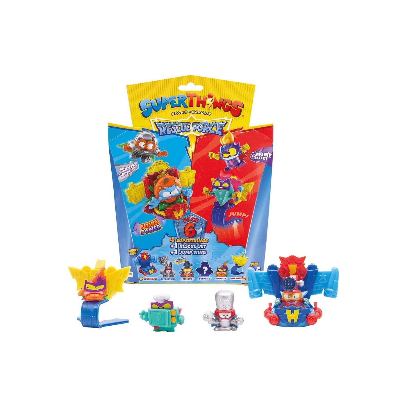 As company Superzings Superttings Rescue Force Blister 6 Figures With ...