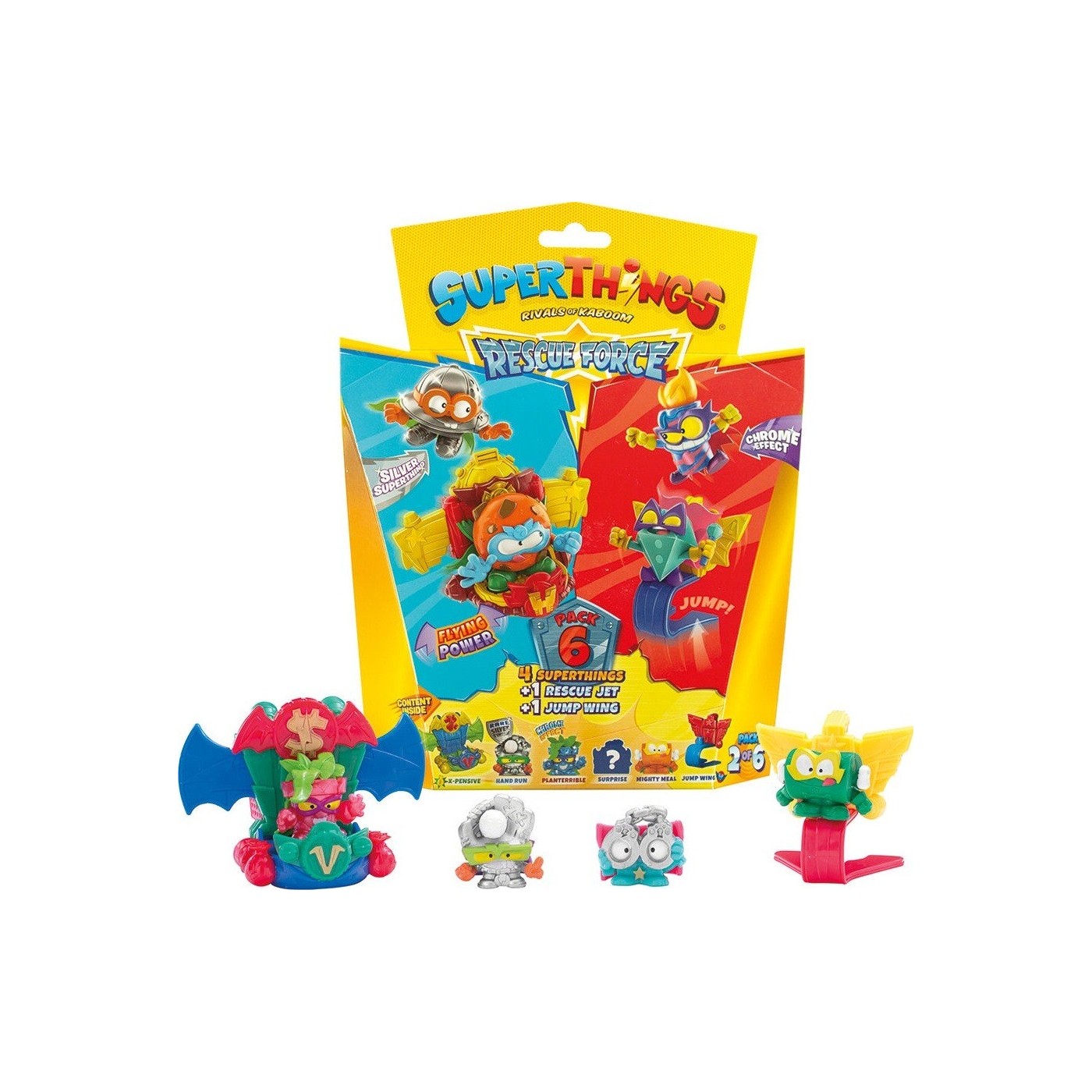 As company Superzings Superttings Rescue Force Blister 6 Figures With ...