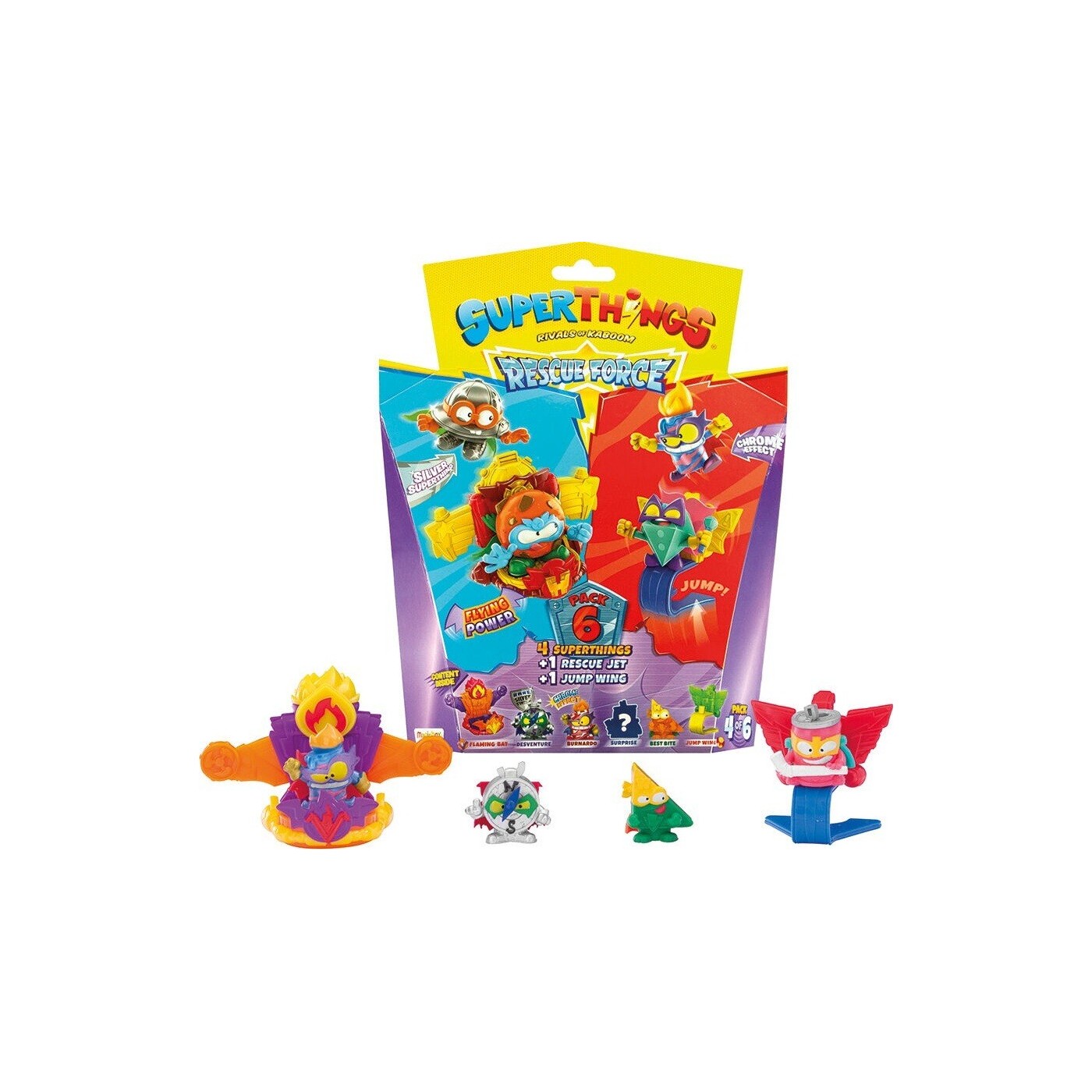 As company Superzings Superttings Rescue Force Blister 6 Figures With ...