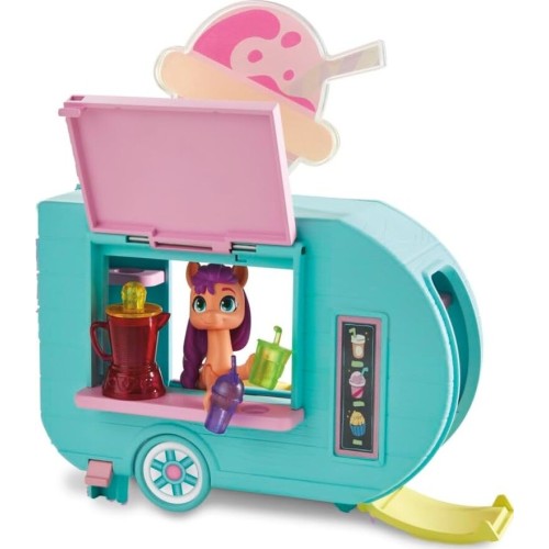 Hasbro My Little Pony Toys Sunny Starscout Smoothie Truck Doll, Hoof To Heart Pony Small F6339 5010996101730