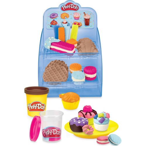 Hasbro Λαμπάδα Play-doh Kitchen Creations Super Colourful Cafe Playset F5836 