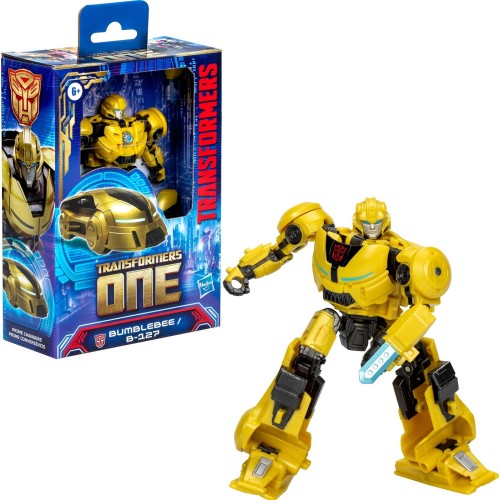 Hasbro Transformers : One Prime Changer Bumblebee (b-127) 5-inch Robot Action Figure, Interactive Toys for Boys and Girls Ages 6