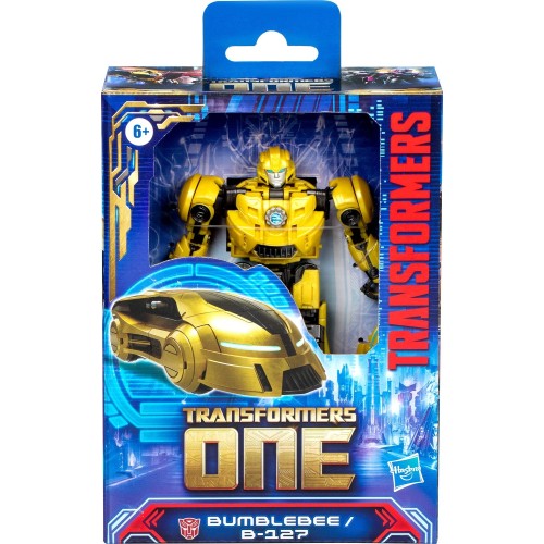 Hasbro Transformers : One Prime Changer Bumblebee (b-127) 5-inch Robot Action Figure, Interactive Toys for Boys and Girls Ages 6