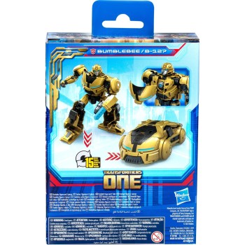 Hasbro Transformers : One Prime Changer Bumblebee (b-127) 5-inch Robot Action Figure, Interactive Toys for Boys and Girls Ages 6