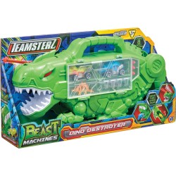 As company Teamsterz Beast Machines Dino Destroyer and Shark Destroyer Vehicle Press With 2 Vehicles and Accessories for 3+ Year