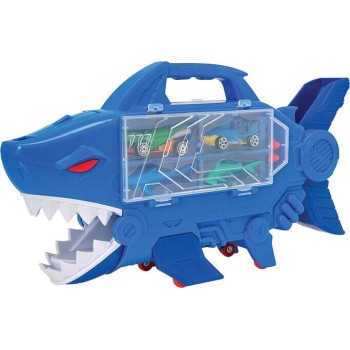 As company Teamsterz Beast Machines Dino Destroyer and Shark Destroyer Vehicle Press With 2 Vehicles and Accessories for 3+ Year