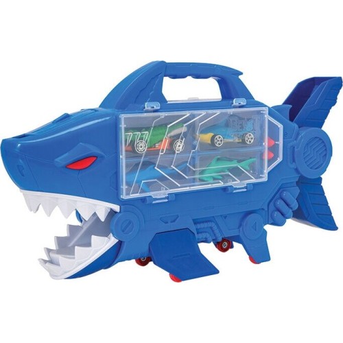 As company Teamsterz Beast Machines Dino Destroyer and Shark Destroyer Vehicle Press With 2 Vehicles and Accessories for 3+ Year