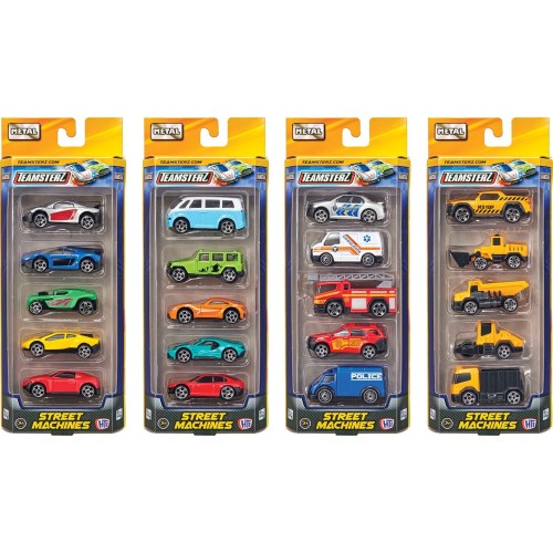 As company Teamsterz Street Machines Με 5 Αυτοκινητάκια Die-Cast Για 3+ Χρονών 7535-16212 5050841704419