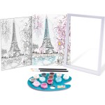 As company Happihobbi Paint and Frame Paint by Numbers Spring Paris for Ages 12+ 1038-41022 5203068410223
