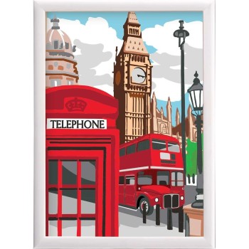 As company happihobbi paint and frame paint by numbers majestic  για ηλικίες 12+ χρονών 1038-41023 5203068410230